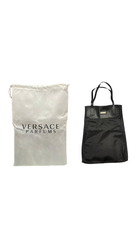 Versace – Cabas Tote Noir | Sac à Main Femme Luxe
